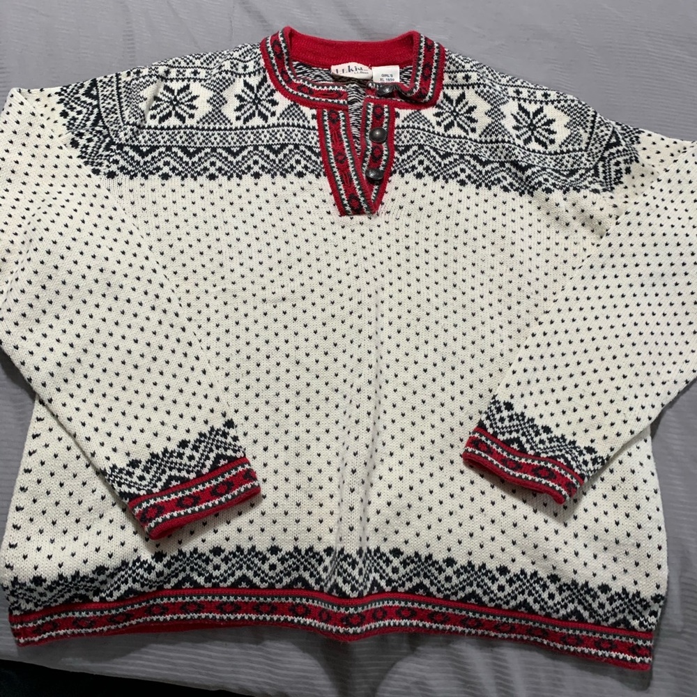 LL Bean kids sweater